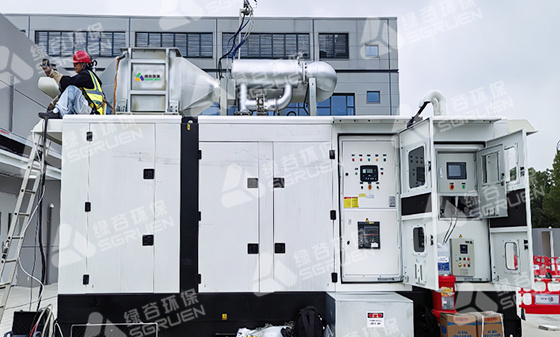Low Nitrogen Reconstruction - Dry Type Black Smoke Purifier - Particulate Filter - Generator Set Exhaust Gas Treatment - SCR Denitrification - Internal Combustion Engine Generator Set Exhaust Purifier - Comprehensive Exhaust Gas Treatment